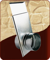 Шибер на дымоход из нержавеющей стали