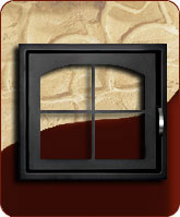 Дверцы печные ДК555-1К